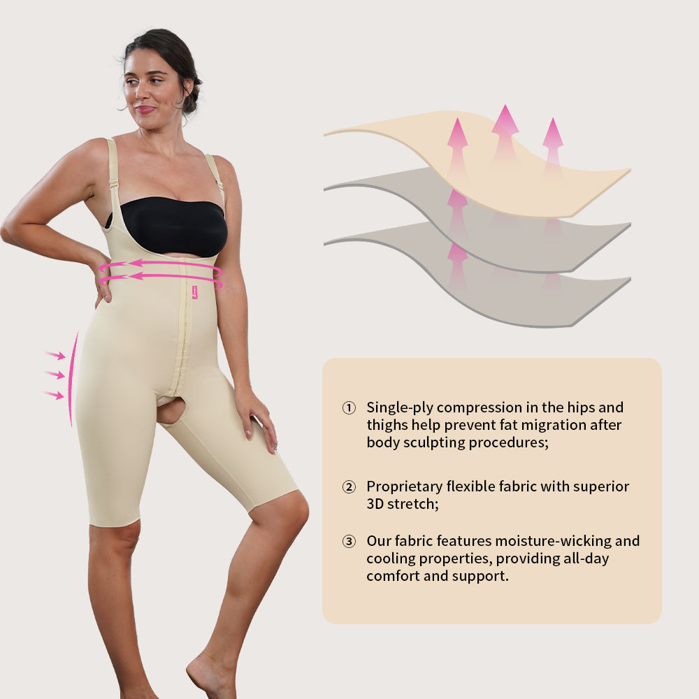 BBL Fajas Colombianas Manufacturer Private Label Faha Post Surgery Partum Shorts Clothing Bodysuit Shapewear For Women 04