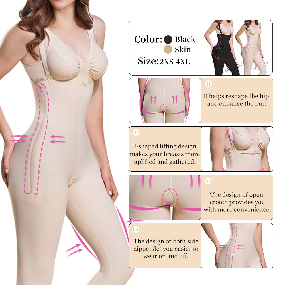 Butt Lifter Stage 2 Bbl Post Op Surgery Compression Garment Body Shaper Colombian Shapewear Colombianas Faja For Women 04