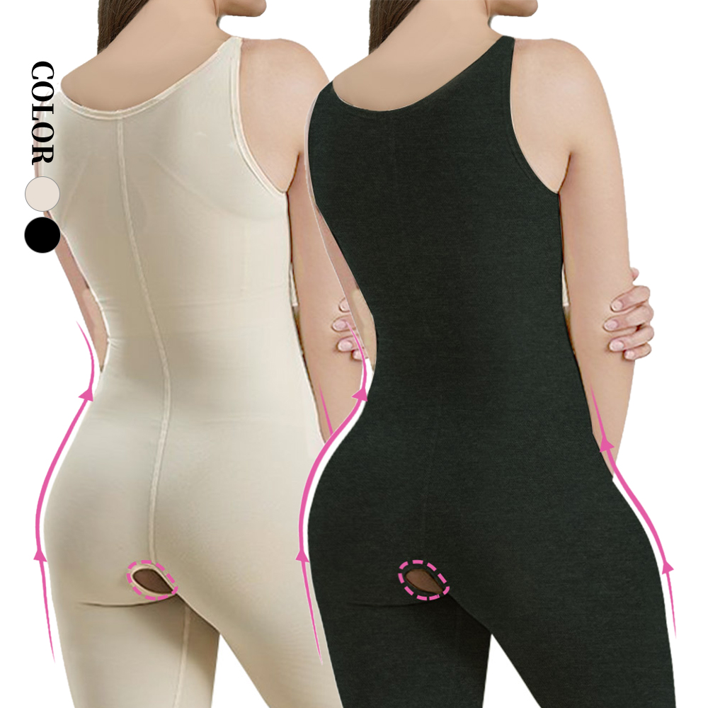 Factory Custom Hourglass Woman Body Shapers Colombianas Faja Bodysuit High Compression Stage 2 Post Surgery Shapewear 02