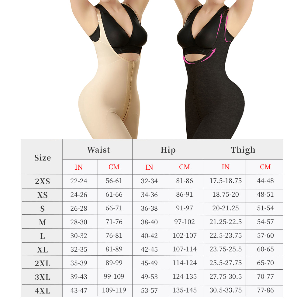 Liposuction Lipo Surgical Compression Garments Shapewear Women Stage 1 Shapers Fajas Colombianas Post Surgery 05