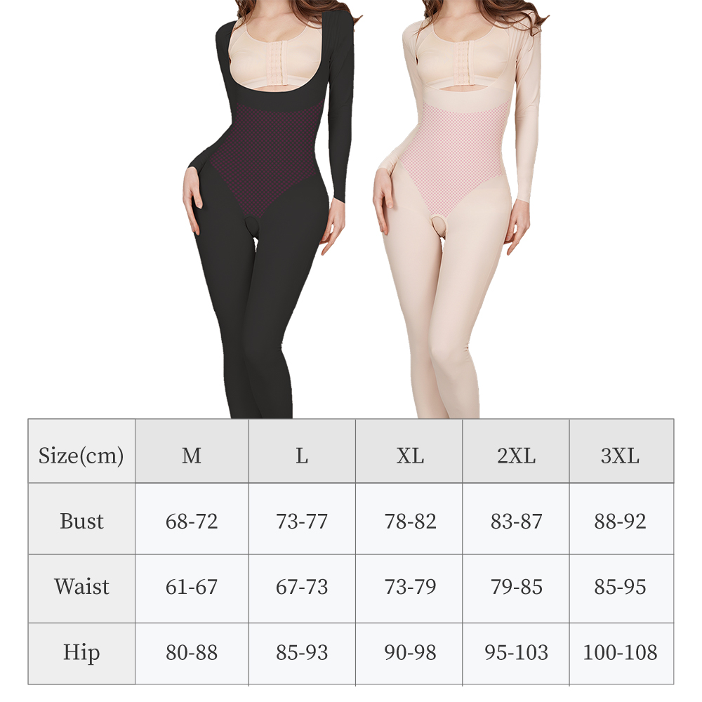 Seamless Post Op Faja Full Body Shaper Tummy Control Supplies Products Shape Wear Suit Shapewear For Women Lady 06