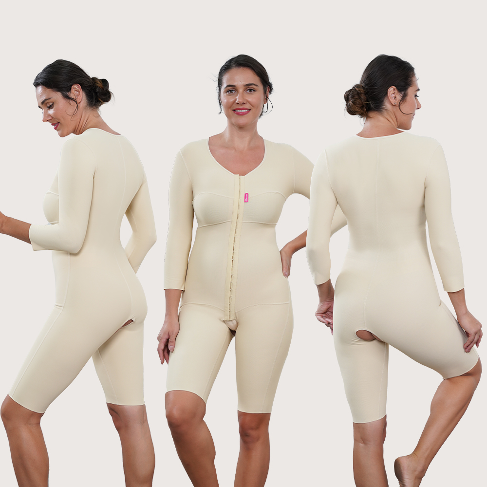 Stage 1 Liposuction Post Surgery Hip Enhancer Padded Shapewear Fajas Colombianas Compression Garment Bodysuit For Women 02