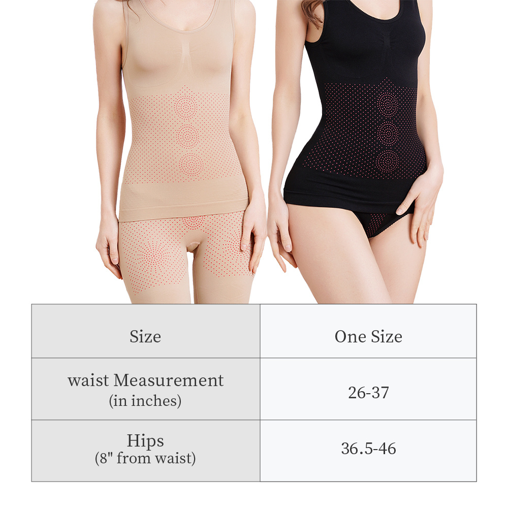 Women Camisoles Infrared Bodyvest Weight Loss Body Shapers Ionstech Unique Fiber Restoration Slim Under Vest Tank Tops 05