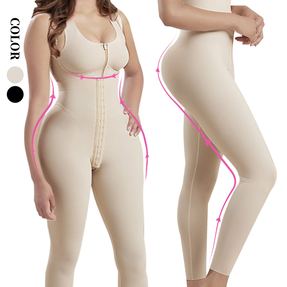 Women Surgery High Compression Colombianas Shapewear Garments Post Op Surgical Stage 2 Colombian Fajas Para Mujer 01