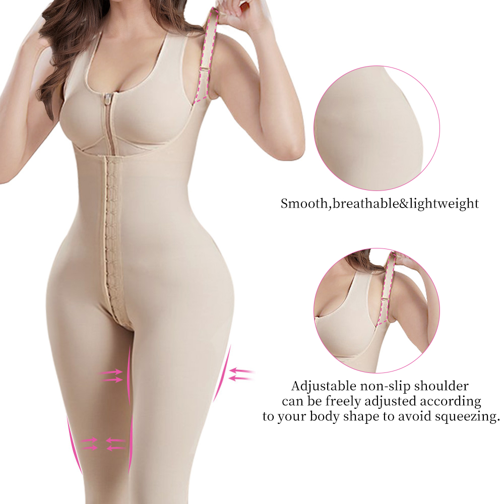 Women Surgery High Compression Colombianas Shapewear Garments Post Op Surgical Stage 2 Colombian Fajas Para Mujer 03