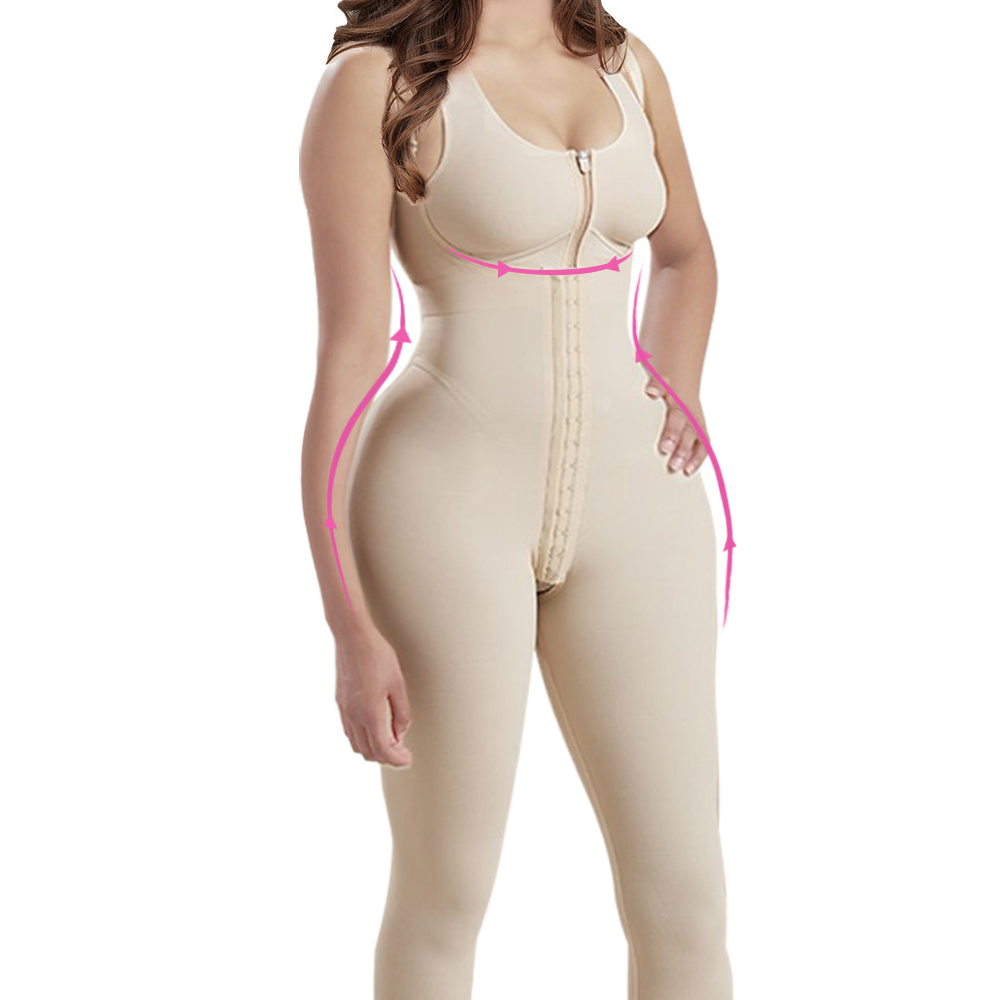 Women Surgery High Compression Colombianas Shapewear Garments Post Op Surgical Stage 2 Colombian Fajas Para Mujer 06
