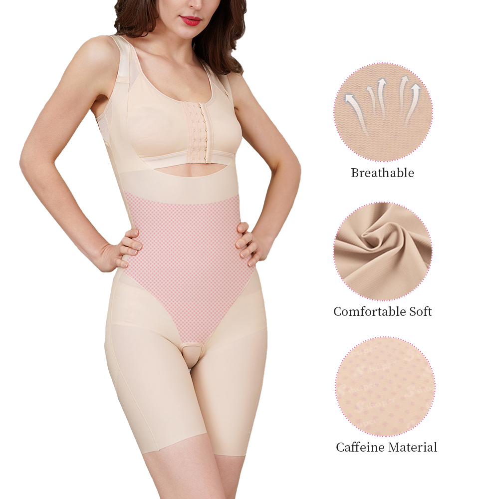 custom logo body compression seamless sculpting women crotchless lingerie underwear bodysuits girdle shape wear 03