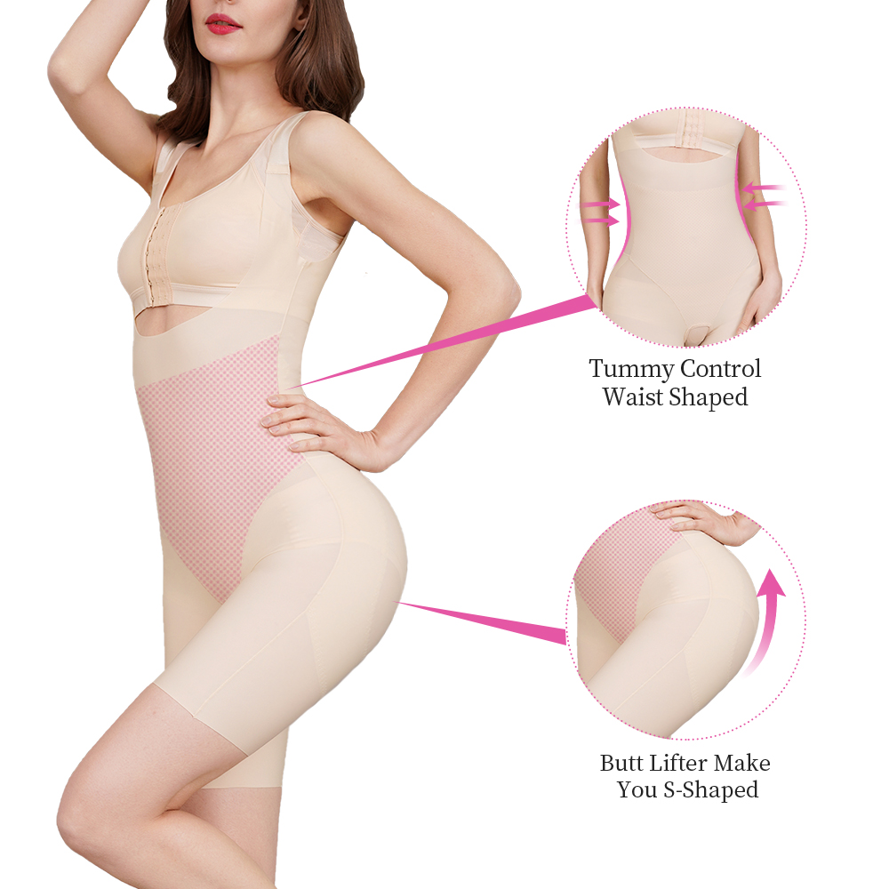 custom logo body compression seamless sculpting women crotchless lingerie underwear bodysuits girdle shape wear 04
