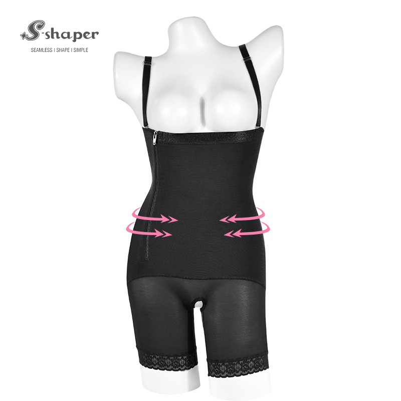 custom seamless shaping plus size manufacturer with steel bones one piece plunge bodysuit underwear 01