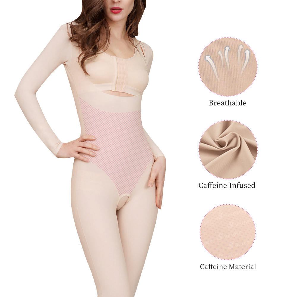 full body coverage fullbody latex women workout waist corset legging body shaper tummy control bodysuit shapewear 04