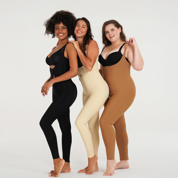 Post-Surgical Shapewear Girdle With High Back - Ankle Length