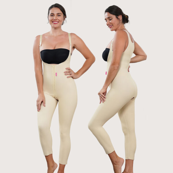 Post-Surgical Shapewear Girdle With High-Back - Calf Length