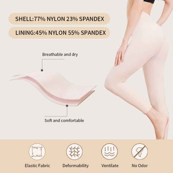 S-SHAPER Nahtlose Panel-Hose mit hoher Taille