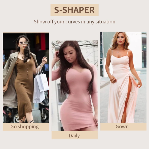 S-SHAPER Seamless Panel Camisole Panties Bodysuit