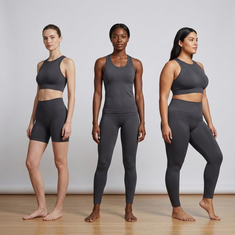 Nahtlose Fitness-Kollektion Haupt 06