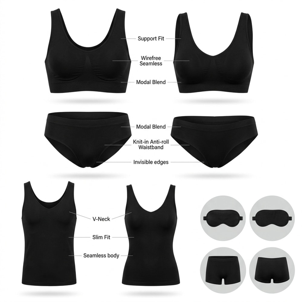 Nahtlose Schlafkollektion Main 01